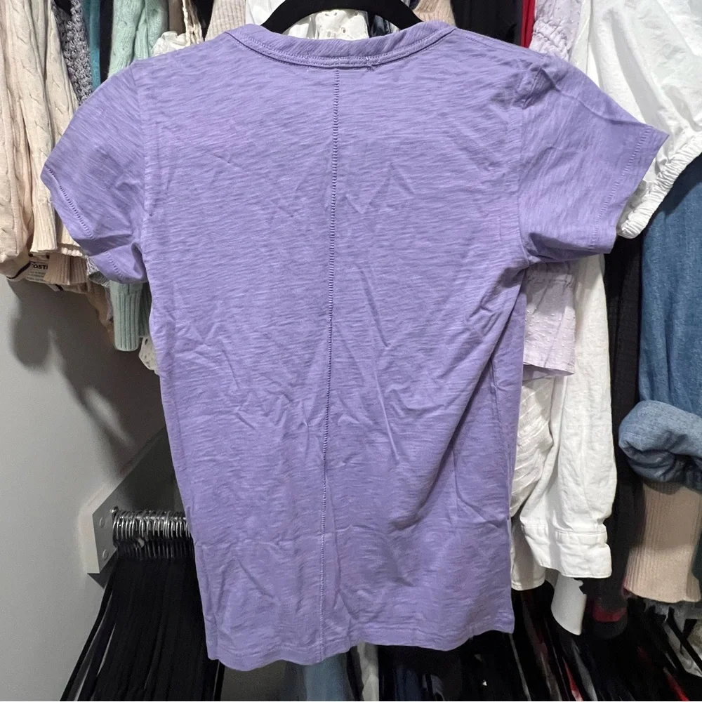 Rag & Bone - Purple Women's Tee - Picture 5 of 6